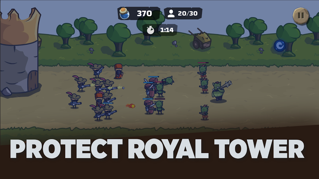 Tower Royale: Stick War Online Zrzut ekranu 1