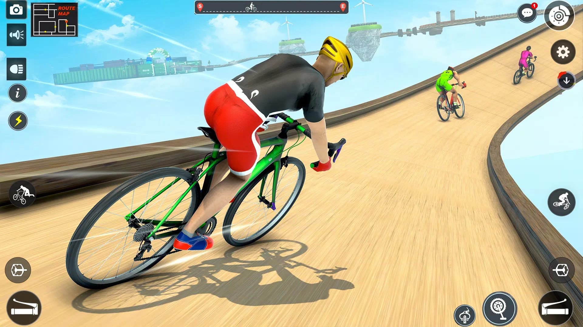 BMX Cycle Stunt Game 3D Schermafbeelding 1