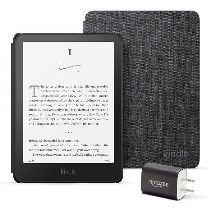 Kindle Paperwhite Essentials Bundle including All-new Kindle Paperwhite (16GB)