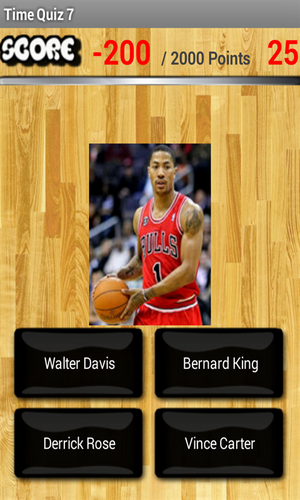 Basketball Players Quiz Captura de pantalla 3