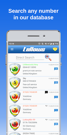 tellows - 來電顯示及阻擋應用截圖第1張