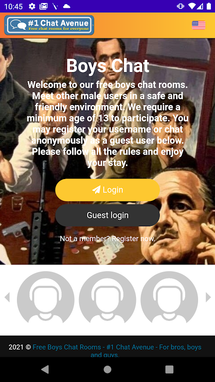 Boys Chat Rooms應用截圖第0張