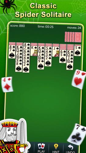 Spider Solitaire Capture d'écran 0