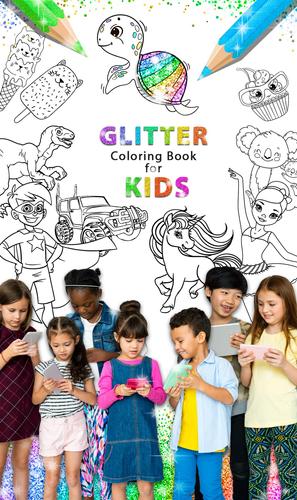 Glitter Coloring Game for Kids應用截圖第0張
