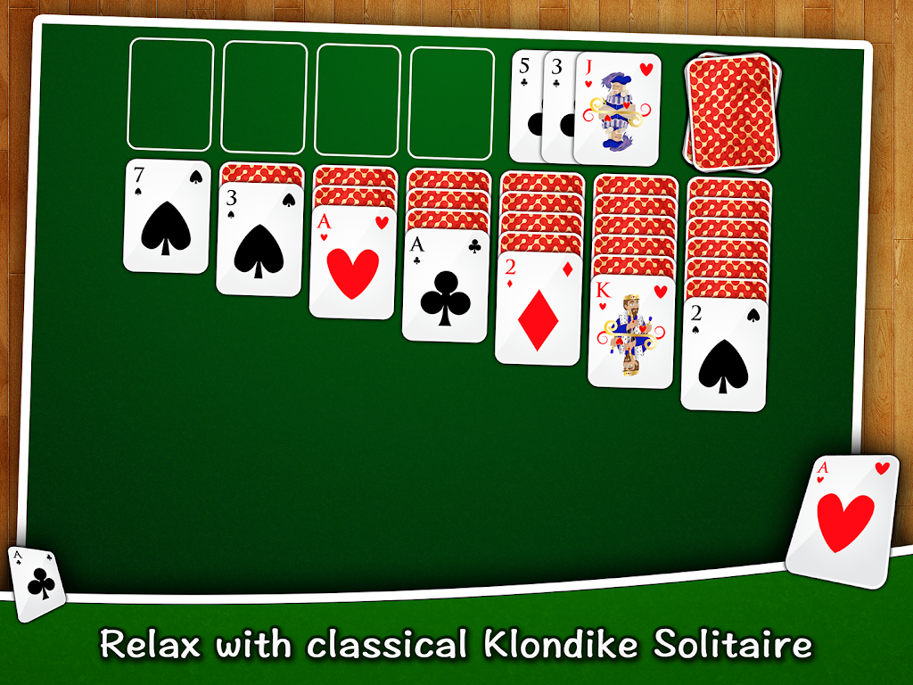 Solitaire FRVR - Big Cards Classic Klondike Game Zrzut ekranu 3
