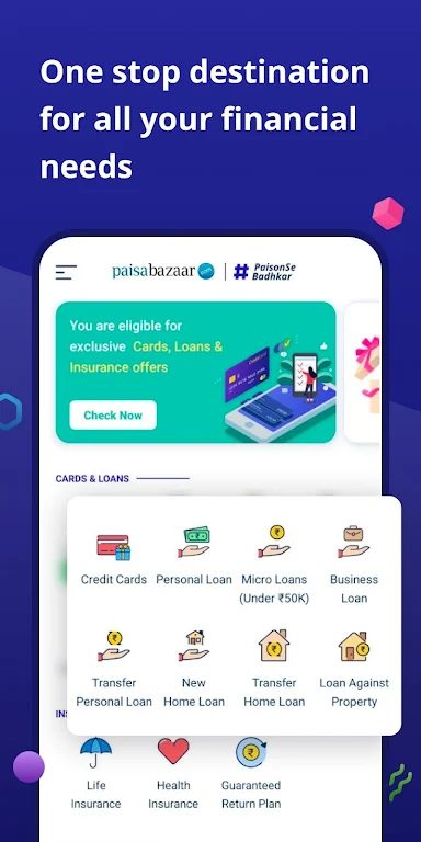 CreditScore, CreditCard, Loans Tangkapan skrin 0