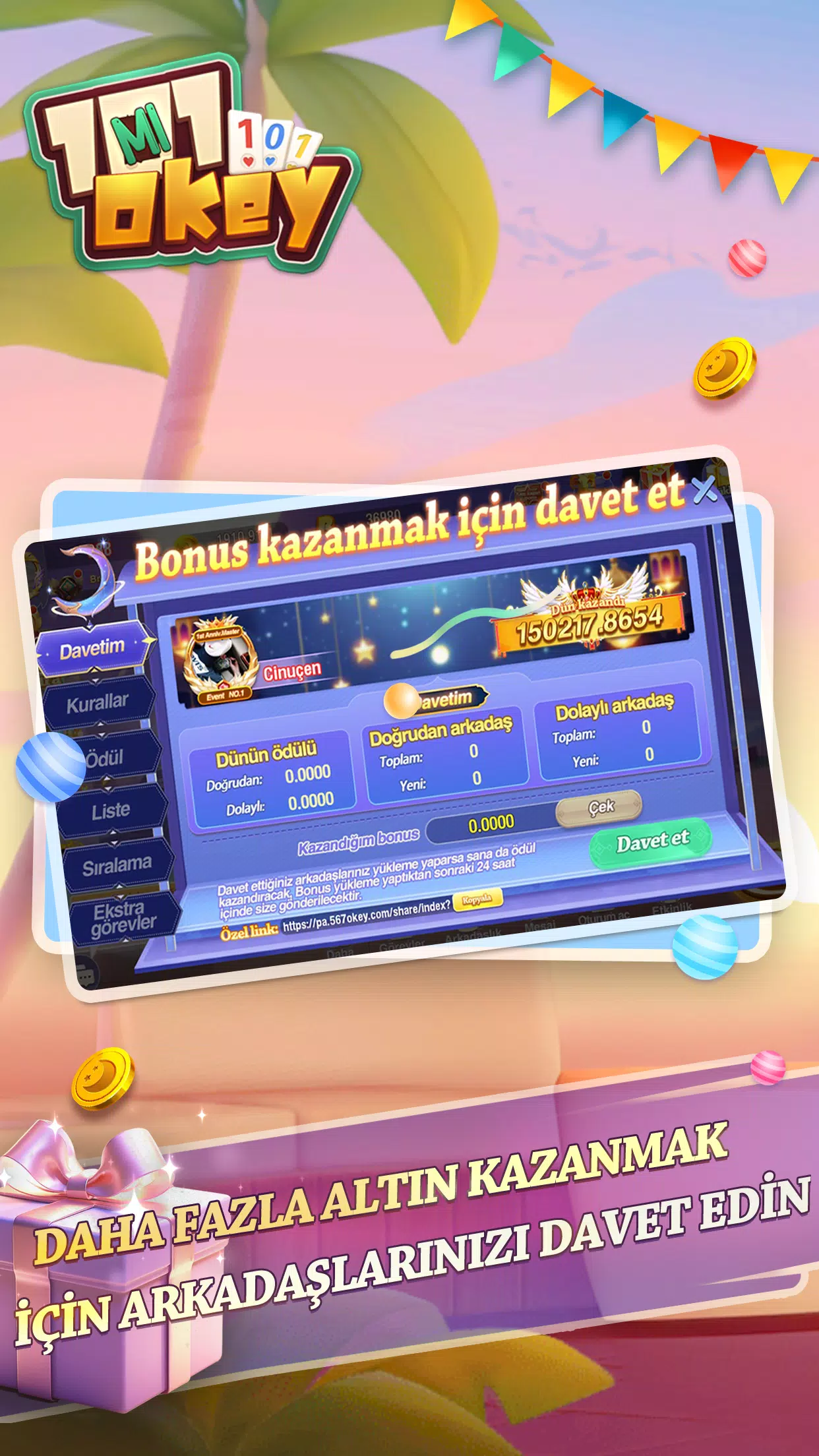 101 Okey Mi&Tavla Скриншот 2