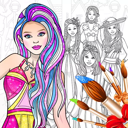 Dress Up Games & Coloring Book