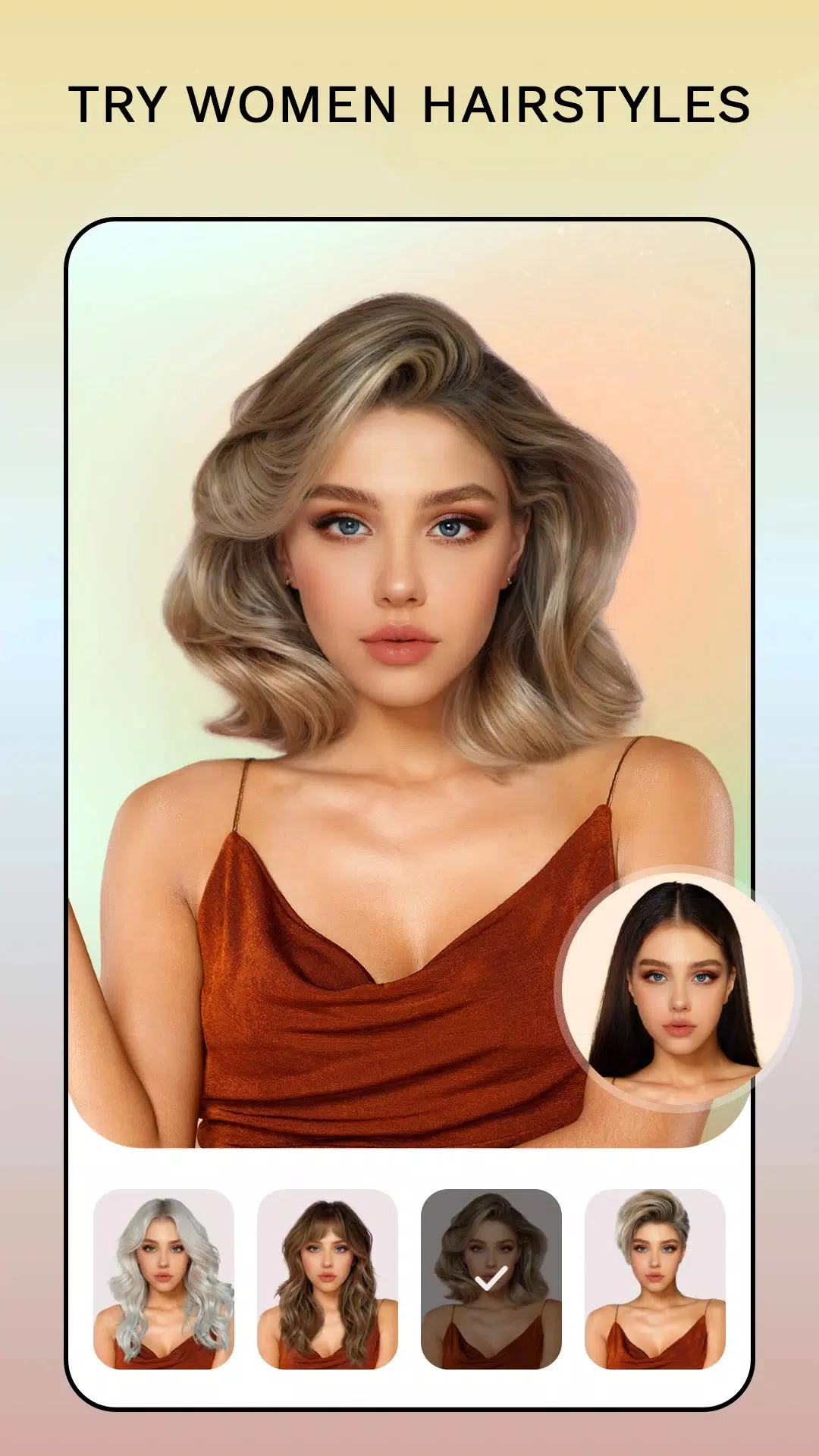 Hair Color Changer: Hairstyles スクリーンショット 1