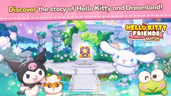 Jogos de linha revelam a partida Hello Kitty Friends: um novo jogo de quebra-cabeça Soft-launch