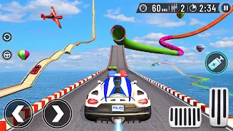 Schermata Car Games: Stunts Car Racing 1