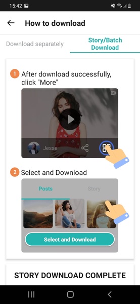 Video Downloader for Instagram Tangkapan skrin 0