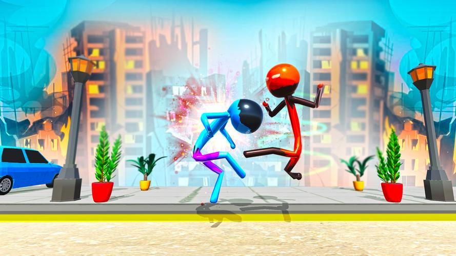 Stickman Ninja Fight: Ropehero স্ক্রিনশট 2
