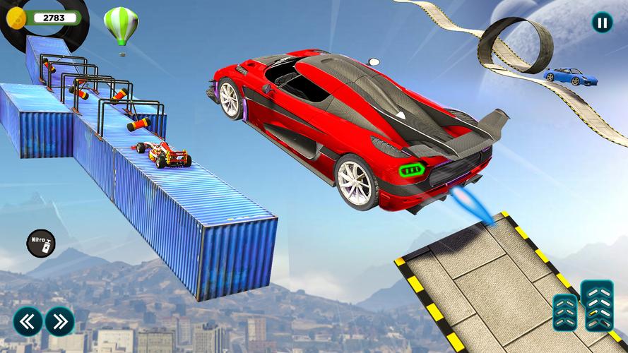 Stunt Car Race Simulator Games स्क्रीनशॉट 2