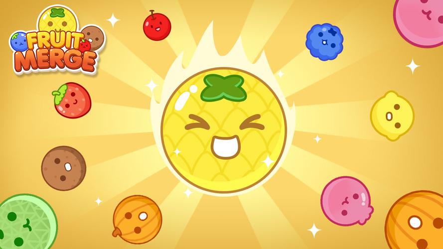 Fruit Merge - Drop merge ဖန်သားပြင်ဓာတ်ပုံ 2
