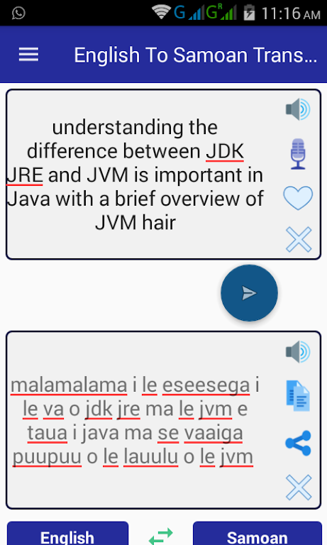 English Samoan Translator スクリーンショット 0