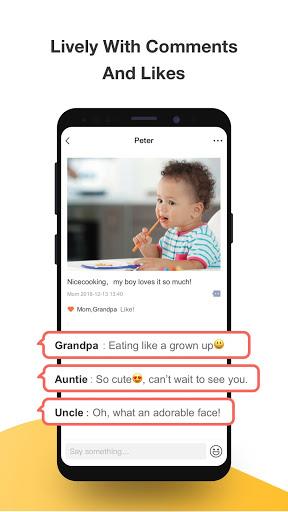 Growing-Baby Photo & Video Sharing, Family Album ภาพหน้าจอ 0