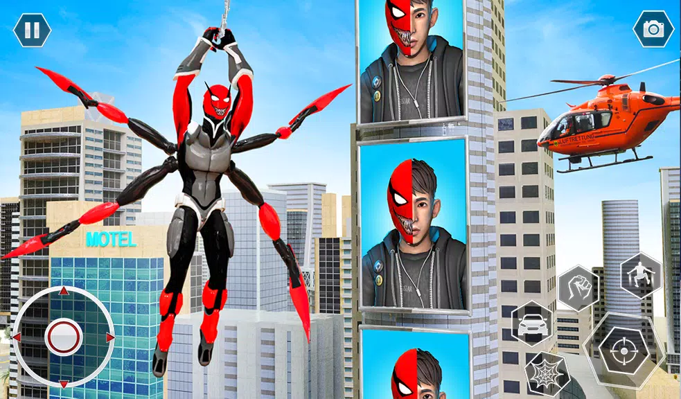 Black Spider Rope SuperHero应用截图第3张