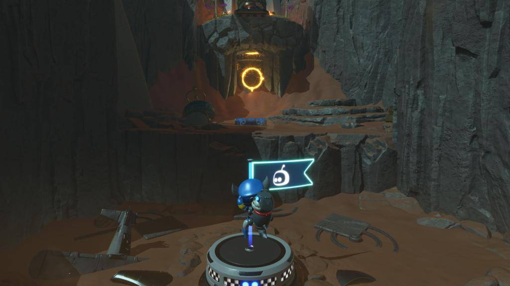 Djinny de la LAMP Secret Portal Emplacement à Astro Bot