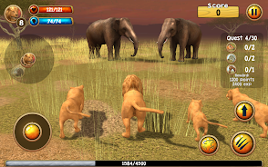 Wild Lion Simulator 3D Скриншот 1