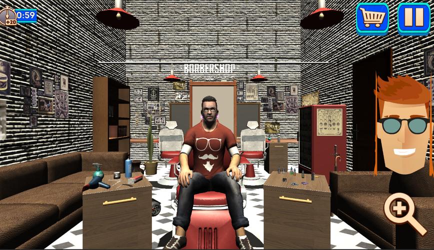 Real Barber Haircutting Shop スクリーンショット 2