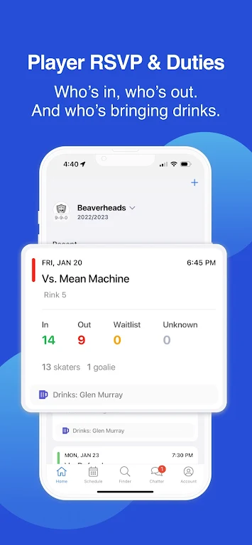 BenchApp - Sports Team Manager Tangkapan skrin 2