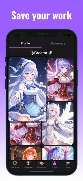 AI Image Generator - Anime Art ဖန်သားပြင်ဓာတ်ပုံ 3