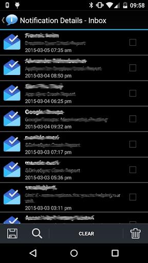 Notification History Zrzut ekranu 1