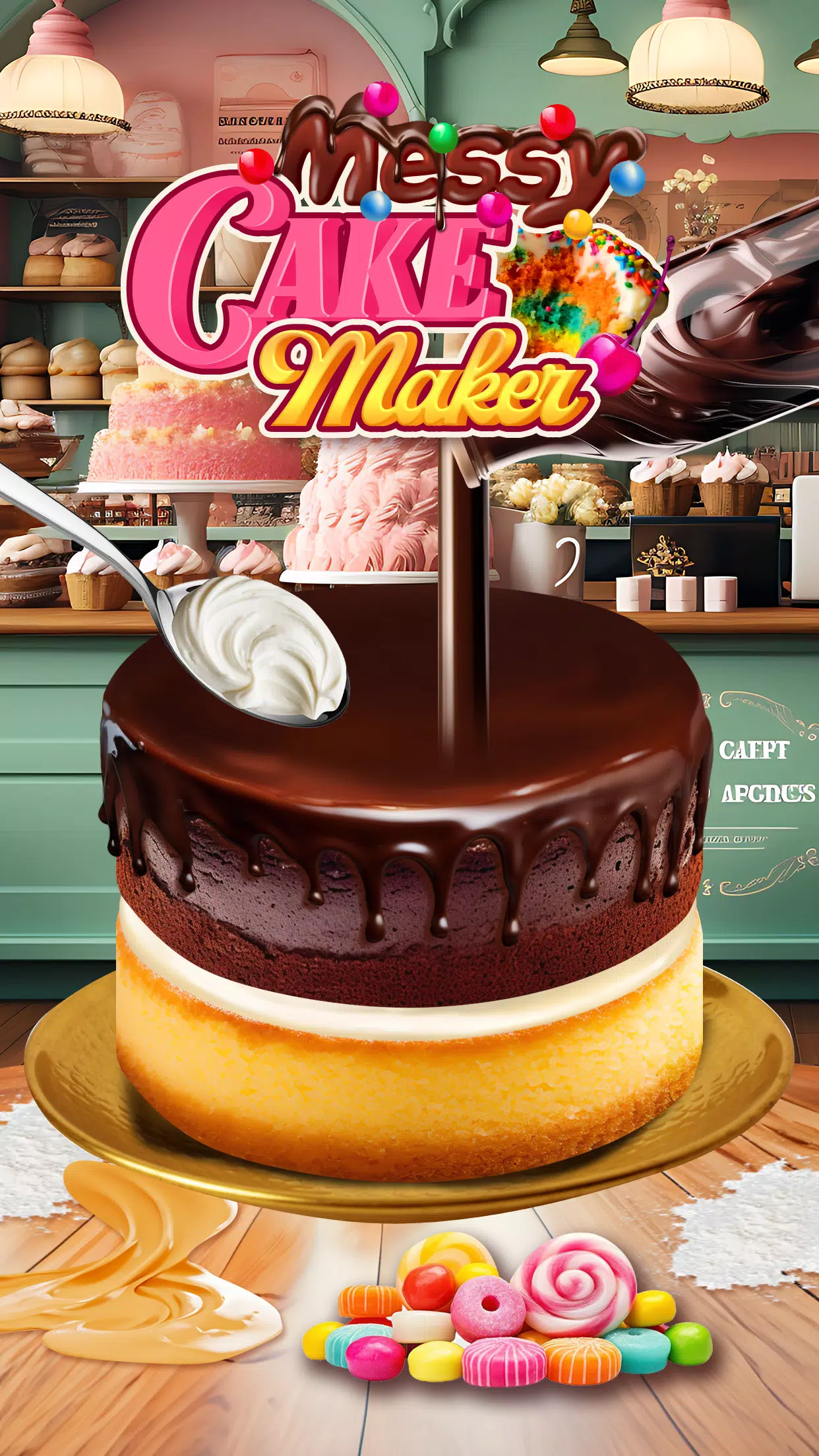 Messy Cake Maker Ảnh chụp màn hình 1