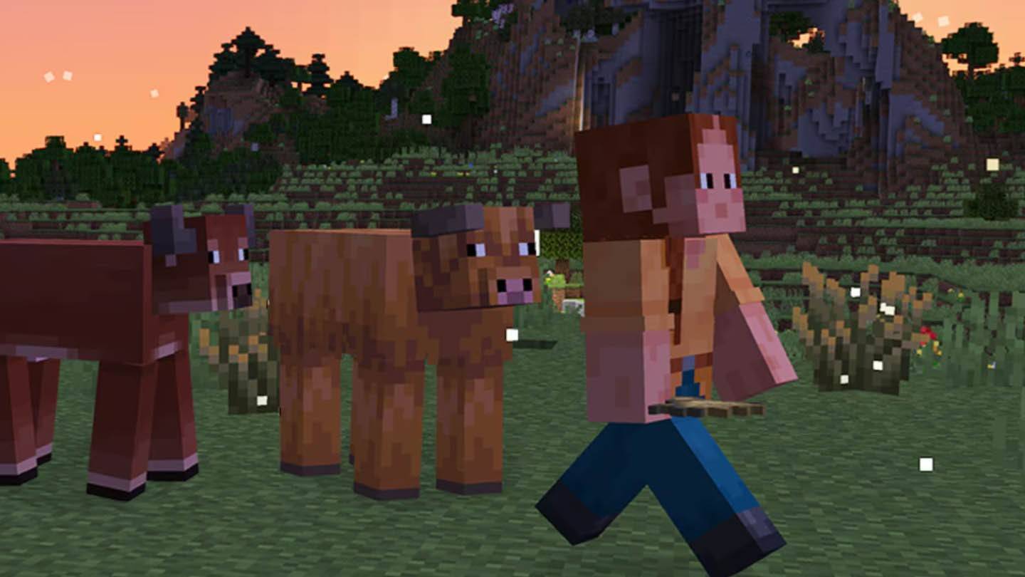 Minecraft reveló vacas adaptativas, una nueva planta con luciérnagas y música ambiental