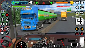 Oil Tanker Truck Driving Games Ảnh chụp màn hình 1