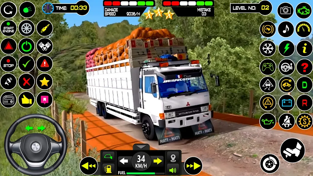 US Mud Truck Transport Game 3D ဖန်သားပြင်ဓာတ်ပုံ 3