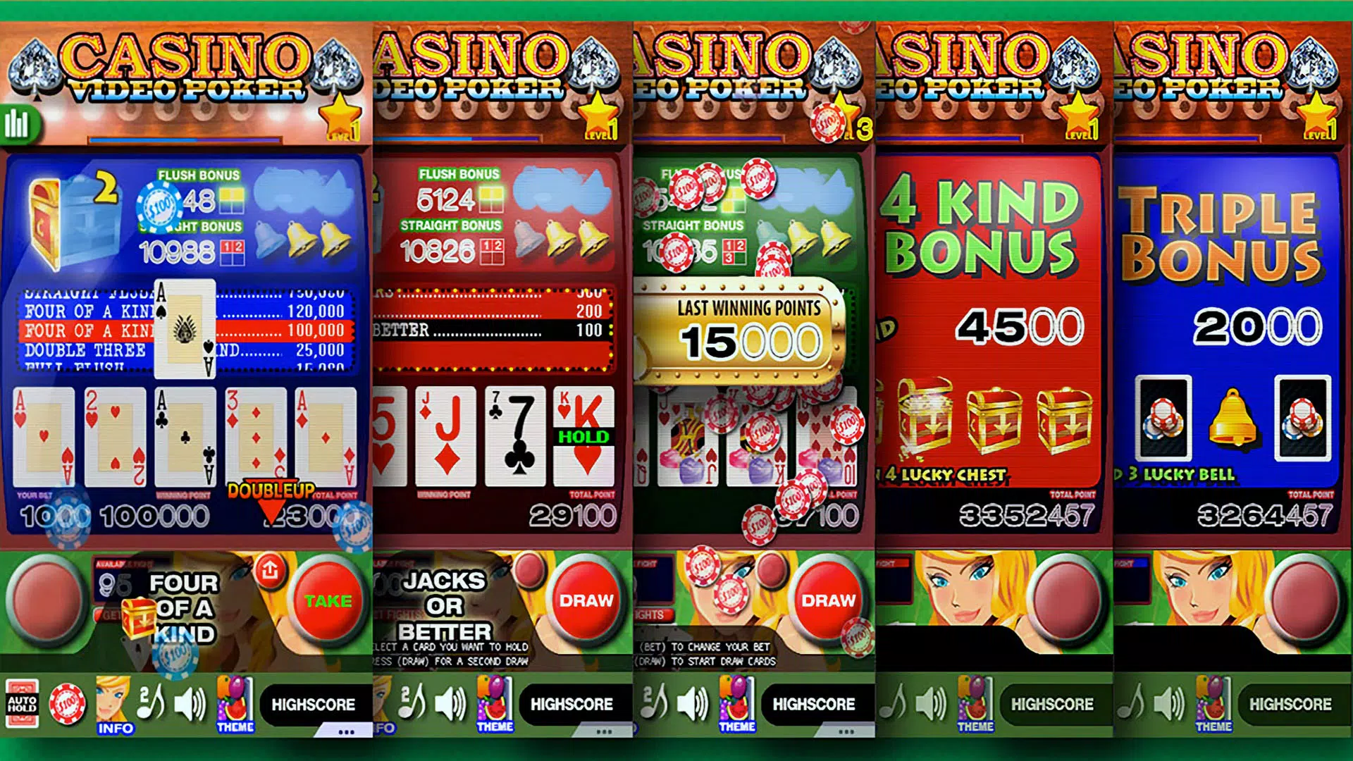 Casino Video Poker スクリーンショット 3