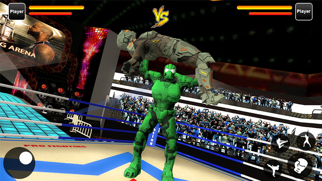 Robot Ring Fighting Real Robot VS Superhero Robot Screenshot 2