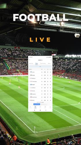 Schermata Live Football Tv: Live Score 2