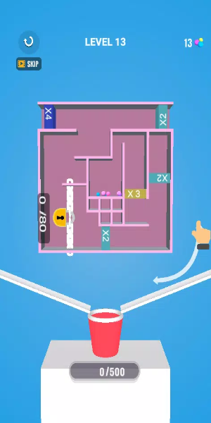 Multi Maze 3D : Spin & Collect Скриншот 2