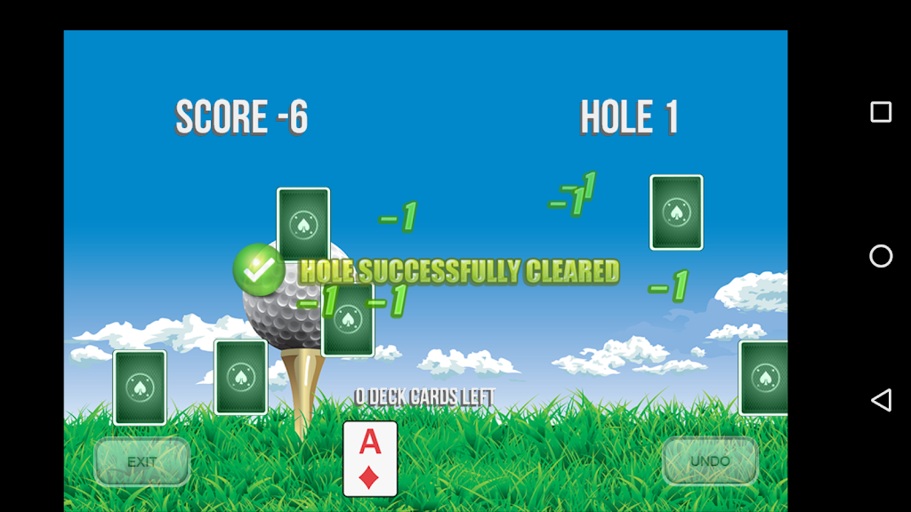 Golf Solitaire 18 ภาพหน้าจอ 2