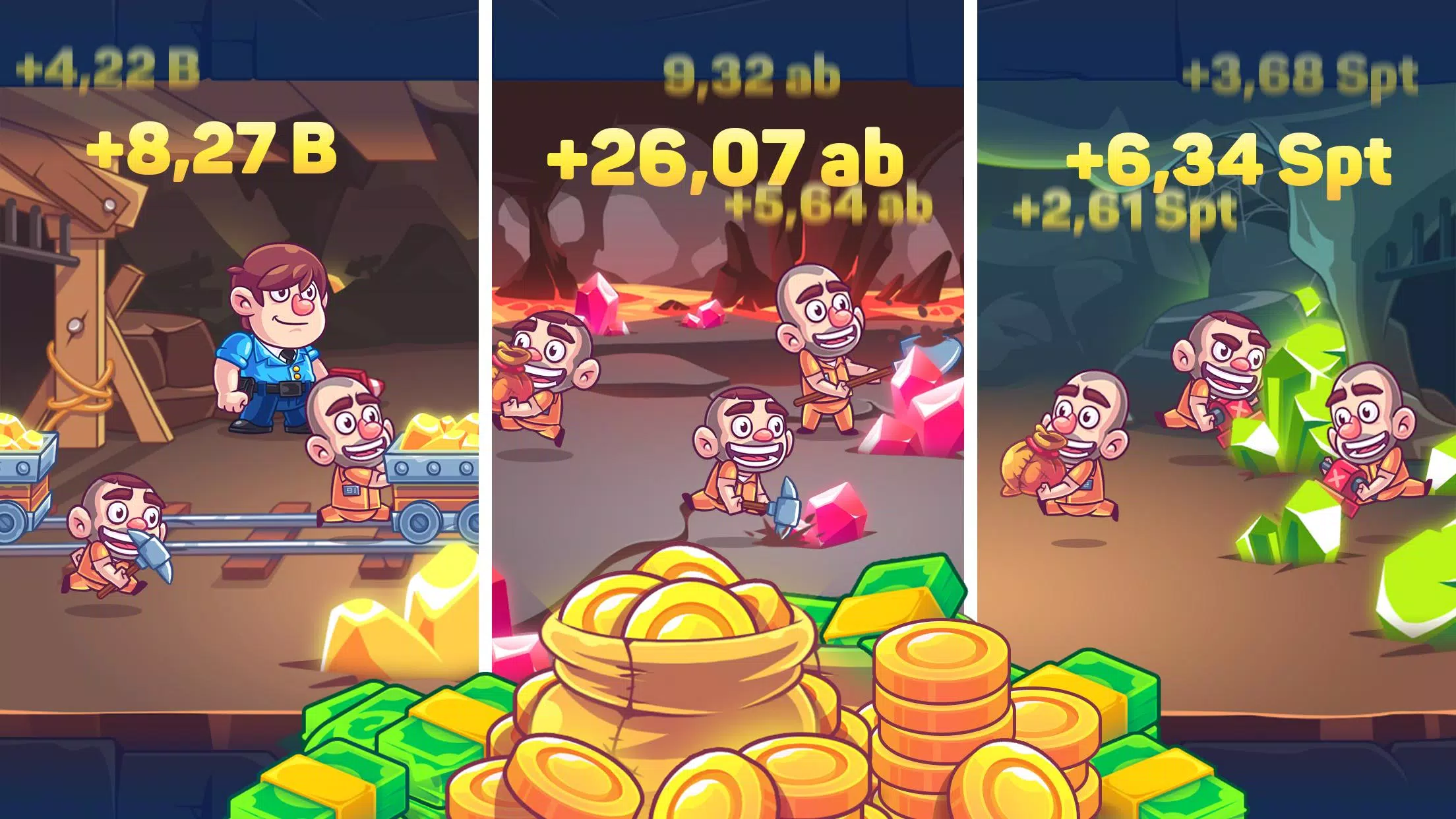 Idle Prisoner  Inc - Mine & Crafting Building स्क्रीनशॉट 0