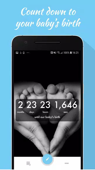 Baby Countdown Widget Screenshot 0