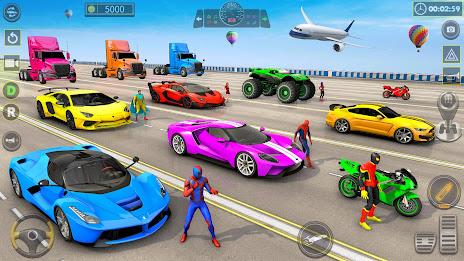 Superhero Game: Ramp Car Stunt স্ক্রিনশট 3