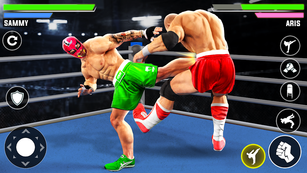 Real Wrestling Arena Fight 3D ဖန်သားပြင်ဓာတ်ပုံ 1