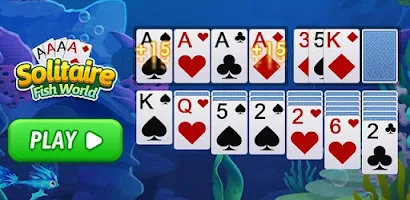 Solitaire Fish World-OceanTrip Скриншот 0