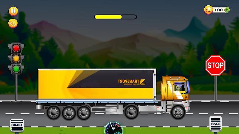 Cargo Truck Driving-Truck Game Captura de tela 0