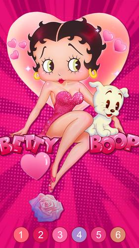 Betty Boop Vintage Coloring應用截圖第0張