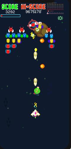 Galaxiga Retro Arcade Action Captura de tela 2