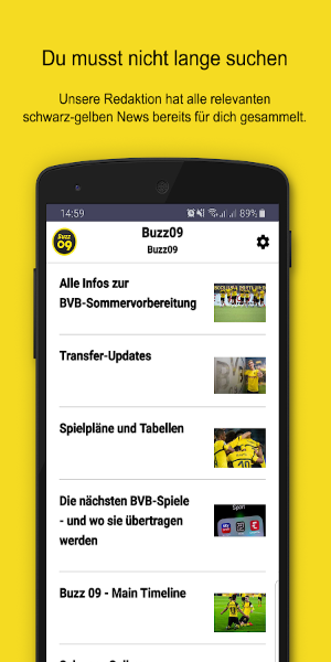 Schermata Buzz09–die schwarz-gelben News 1