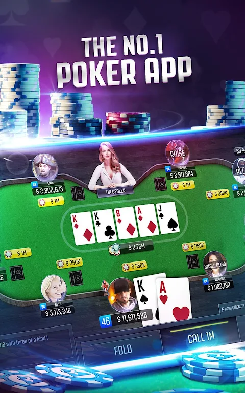 Poker Online: Texas Holdem Card Game Live FREE Captura de tela 1
