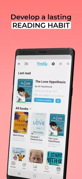 Bookly: Book & Reading Tracker ဖန်သားပြင်ဓာတ်ပုံ 0