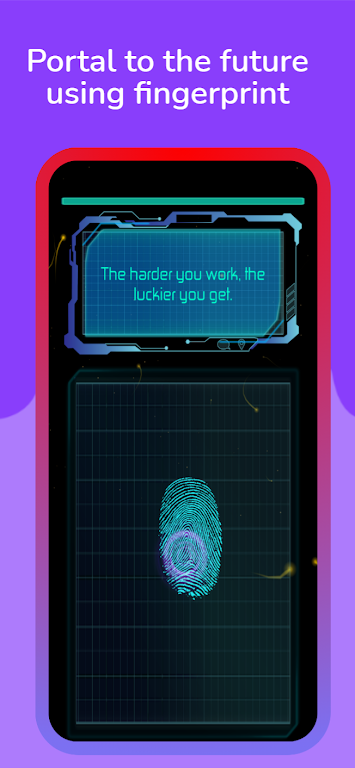 Real Fingerprint Fortune Test Capture d'écran 1