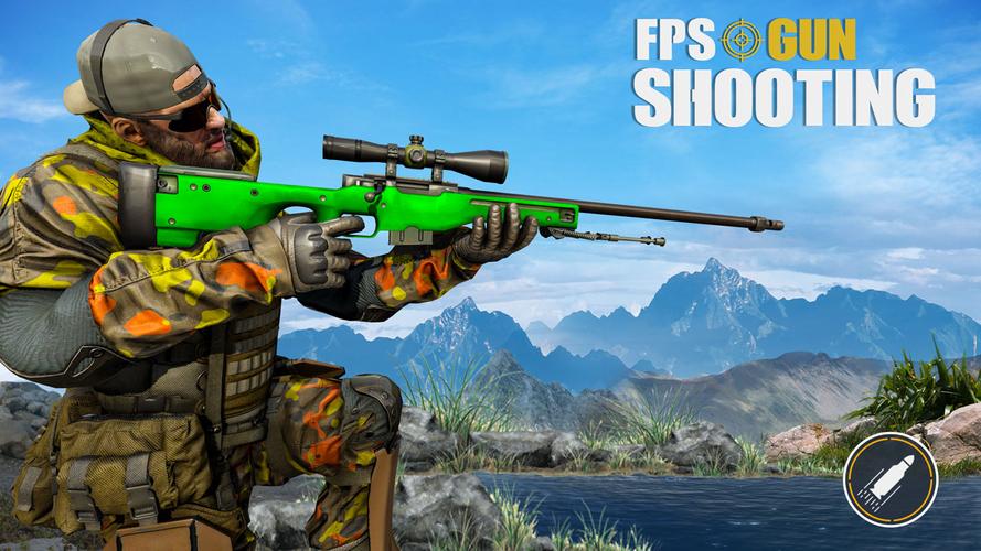 Gun Games Offline 3D Shooting Captura de tela 3